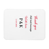 Mit der Liebe fügen Sie ein paar Namen Buchstaben  Magnet (Horizontal)