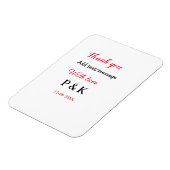 Mit der Liebe fügen Sie ein paar Namen Buchstaben  Magnet (Linke Seite)