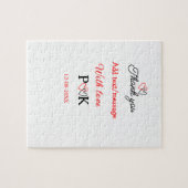 Mit der Liebe fügen Sie ein paar Namen Buchstaben  Puzzle (Horizontal)