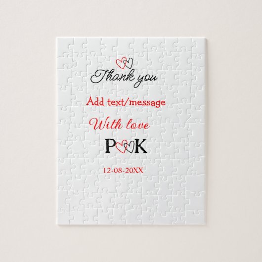 Mit der Liebe fügen Sie ein paar Namen Buchstaben  Puzzle (Vertikal)