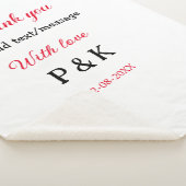 Mit der Liebe fügen Sie ein paar Namen Buchstaben Sherpadecke (3/4)