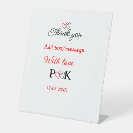 Mit der Liebe fügen Sie ein paar Namen Buchstaben  Sockelschild