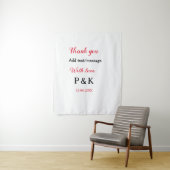 Mit der Liebe fügen Sie ein paar Namen Buchstaben  Wandteppich (Beispiel)