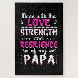 Mit der Liebe Kraft Resilienz von Fun Vater gemach Puzzle