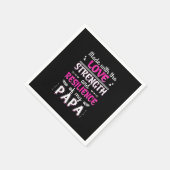 Mit der Liebe Kraft Resilienz von Fun Vater gemach Serviette (Ecke)