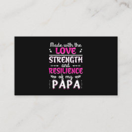 Mit der Liebe Kraft Resilienz von Fun Vater gemach Visitenkarte