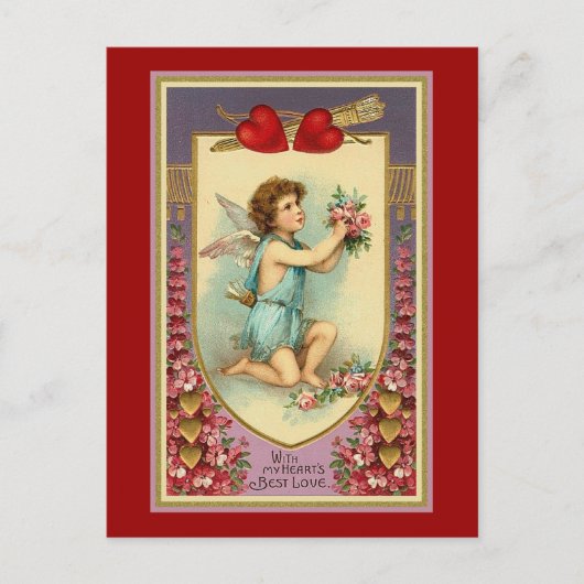 Mit der Liebe meines Herzens Postkarte (Vorderseite)