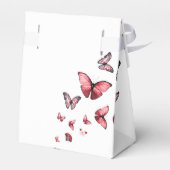 Mit der Liebe Whimsisches Schmetterling Pink Viele Geschenkschachtel (Rückseite)