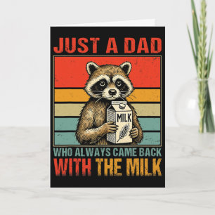 Mit der Milch Vatertag Erster Vater Neuer Vater Karte