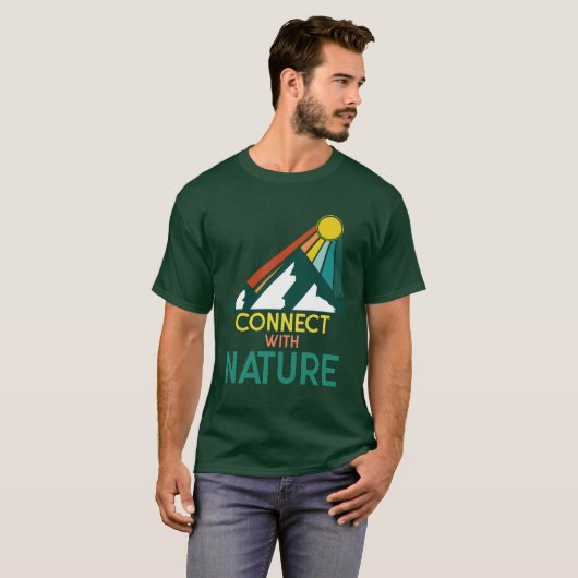 Mit der Natur verbinden - Sommer. T-Shirt (Vorne ganz)