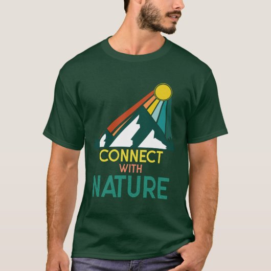 Mit der Natur verbinden - Sommer. T-Shirt (Vorderseite)