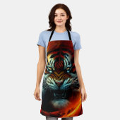 Mit der Schürze Feuer und Eistiger einen Sturm erl (Getragen)