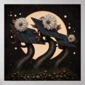 Mit der Sonne verbunden - Solarpunk-Poster Poster (Vorne)