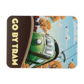 Mit der Straßenbahn fahren Magnet (Horizontal)