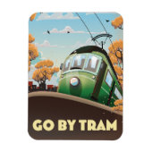 Mit der Straßenbahn fahren Magnet (Vertikal)