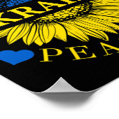 Mit der Ukraine vereint Shirt  Poster (Ecke)