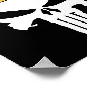 Mit der Unterstützung von Iconic Trump-Haar Poster (Ecke)