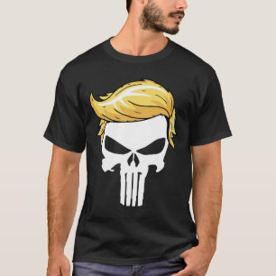 Mit der Unterstützung von Iconic Trump-Haar T-Shirt