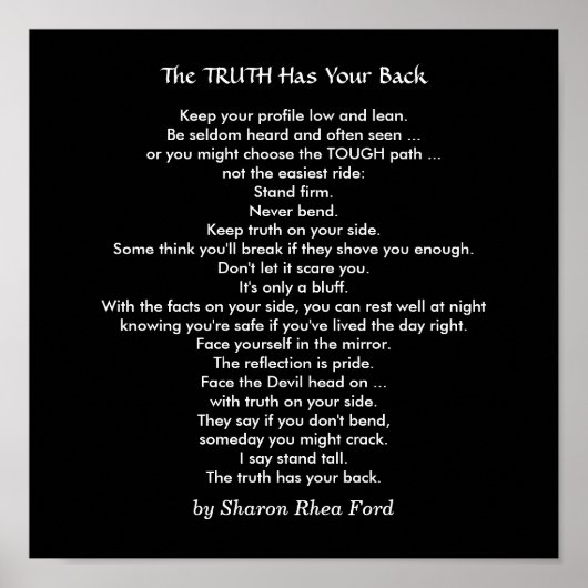 Mit der Wahrheit durch den SRF Poster (Vorne)