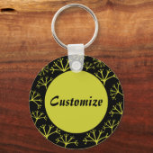 Mit der Windvorlage verschwunden - Schwarz Schlüsselanhänger (Vorderseite)