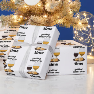 Mit der Zeit immer weiser werdend - Party zum perf Geschenkpapier