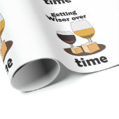 Mit der Zeit immer weiser werdend - Party zum perf Geschenkpapier (Rolleneckpunkt)