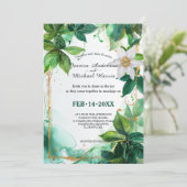 Mit DETAILS Passiflora Ruhe Einladung (Stehend Vorderseite)