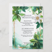 Mit DETAILS Passiflora Ruhe Einladung (Rückseite)