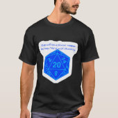 Mit Dexterity Blue treffen T-Shirt (Vorderseite)