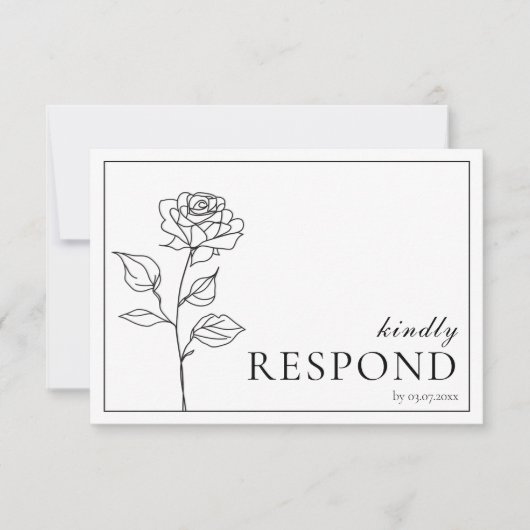 Mit Diätoptionen UAWG Zeitloses Blut RSVP Karte (Vorderseite)