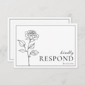 Mit Diätoptionen UAWG Zeitloses Blut RSVP Karte (Vorne/Hinten)