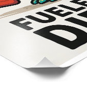 Mit Diesel betrieben Fotodruck (Ecke)