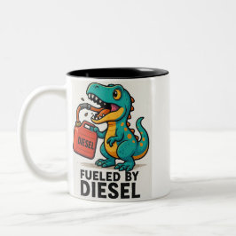 Mit Diesel betrieben Zweifarbige Tasse