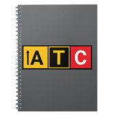 Mit diesem ATC-Notebook auf Land übertragen Notizblock (Vorderseite)