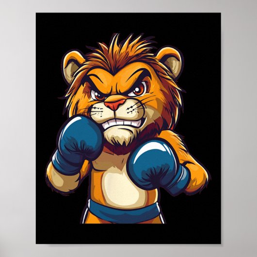 Mit diesem Coolen Lion Boxer Loo kommt Fierce vorb Poster (Vorne)