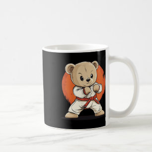 Mit diesem Karate Bärendesign Ihren Stil steigern Kaffeetasse