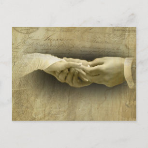 Mit diesem Ring, romantische Hochzeitsfeier Liebe Postkarte