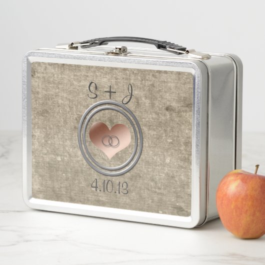 Mit diesem Ring von Shirley Taylor Metall Brotdose (Beispiel)