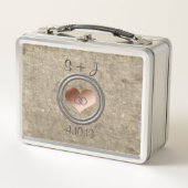 Mit diesem Ring von Shirley Taylor Metall Brotdose (Vorderseite)