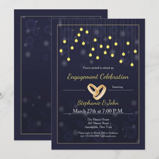 Mit dieser Aufforderung Einladung (Vorne/Hinten)