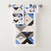 Mit dieser Geometric können Sie sich im raffiniert Badhandtuch Set (Insitu)