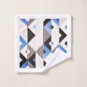 Mit dieser Geometric können Sie sich im raffiniert Badhandtuch Set (Waschlappen)