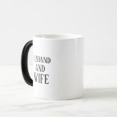 mit dieser stilvollen Husband und Ehefrau Tasse De (Vorderseite Links)