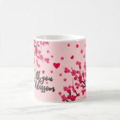 mit dir blüte ich Kirschsakura Kaffeetasse (Mittel)