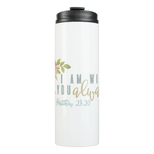 Mit dir Inspiriere immer Bibelverse Thermosbecher (Vorderseite)