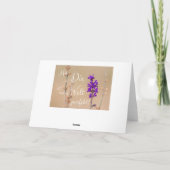 Mit Dir ist meine Welt perfekt! Karte (Rückseite)