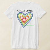 "Mit dir ist nichts falsch" T-Shirt - Slim Spray (AblageHinten)