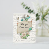 Mit dir kann ich steigen postkarte (Stehend Vorderseite)