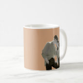 Mit dir – Romantische Minimal-Couple-Illustration Kaffeetasse (VorderseiteRechts)