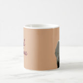 Mit dir – Romantische Minimal-Couple-Illustration Kaffeetasse (Mittel)